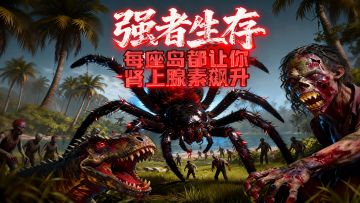 每座岛都让你肾上腺素飙升！只有强者才能活下去，胆大的就来玩吧