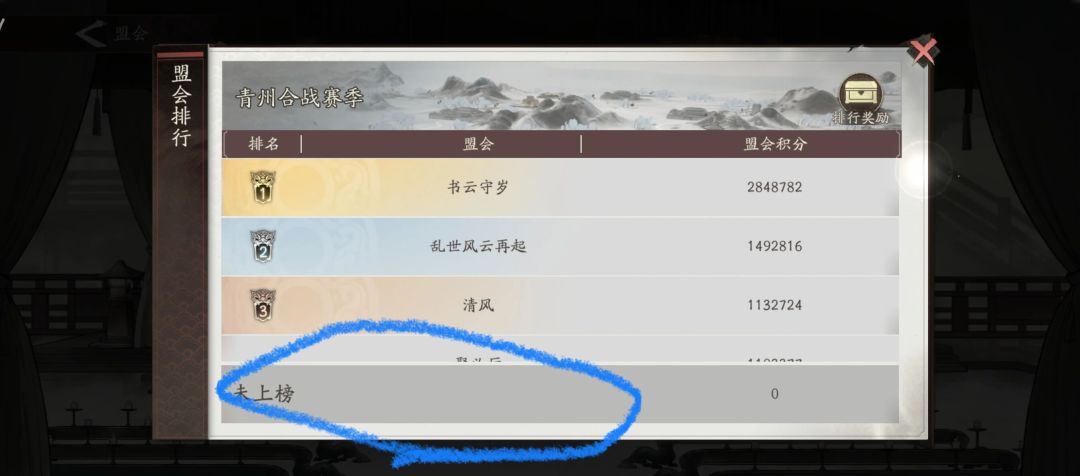 一区上盟战第四聚义厅招人。附实抽本次卡池 1
