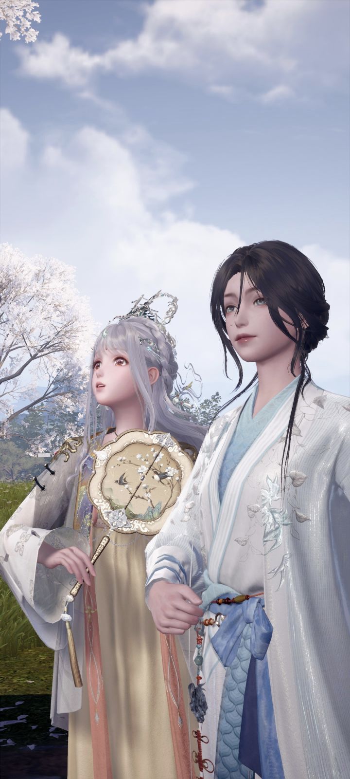 #无限暖暖丹青季 #无限暖暖绝美国风版本 
移动端的竖屏画质也很高清，真不错呀！截图