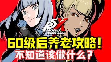 P5X 60级后：体力规划/面具推荐/灵感分配/养成避雷/启示育成相关