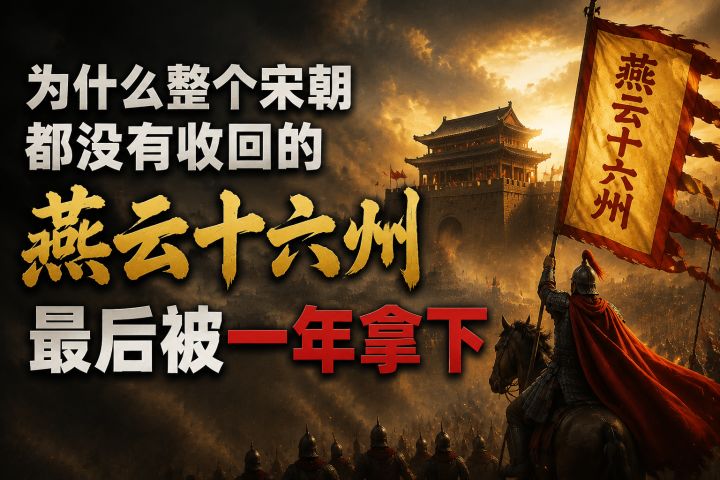 为什么整个宋朝都没有收回的燕云十六州,最后被一年拿下截图