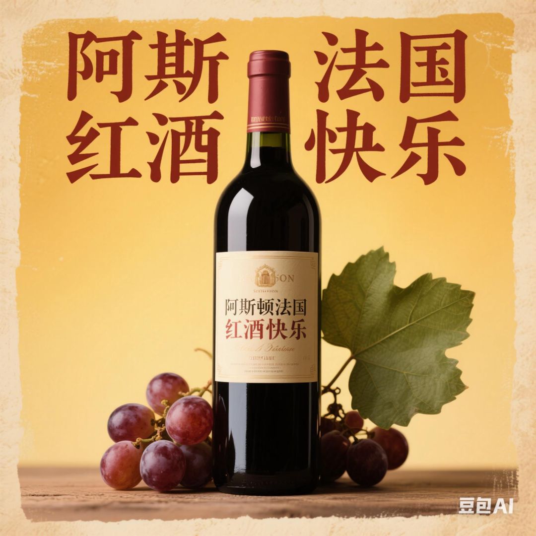 阿斯顿法国红酒快乐。 2