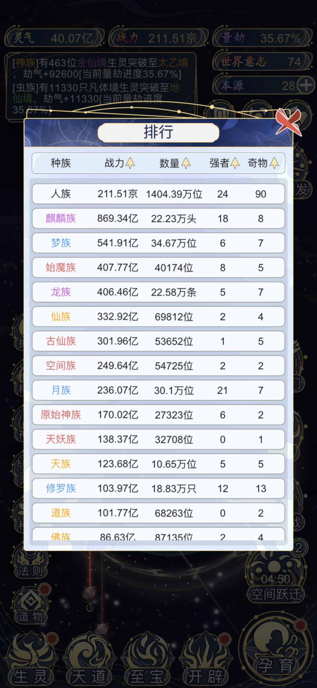 人族发展杠杠滴,木有对手了 1