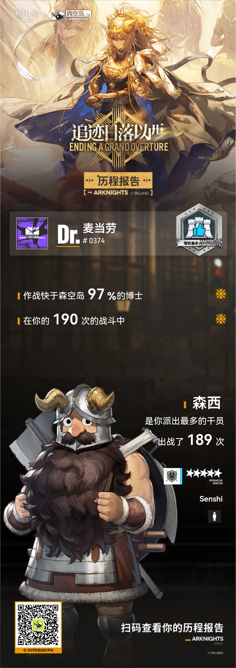 日落以西的历程报告出啦截图