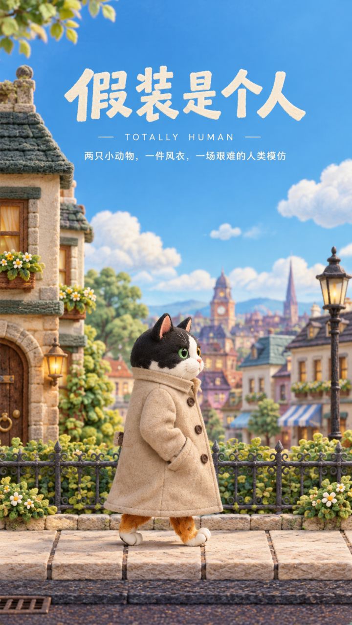 两只小动物,一场艰难的人类模仿—《假装是个人》今日开启预约!截图