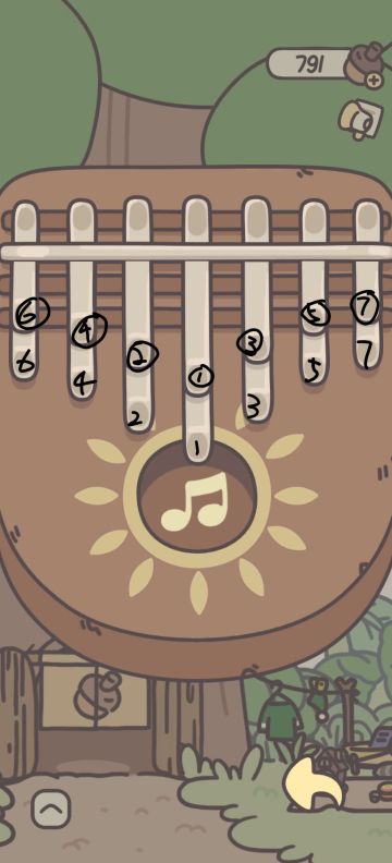 卡林巴琴《我不曾忘记》琴谱