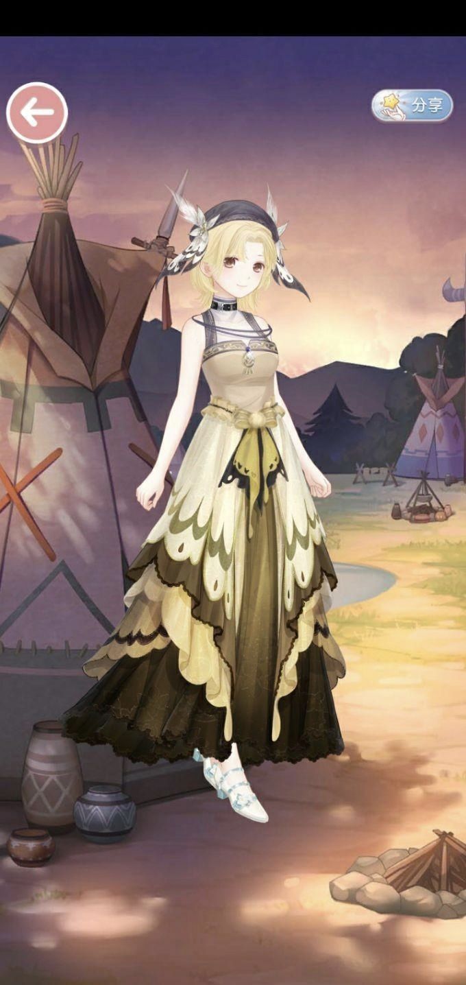 奇迹暖暖七月获得服装搭配2 12