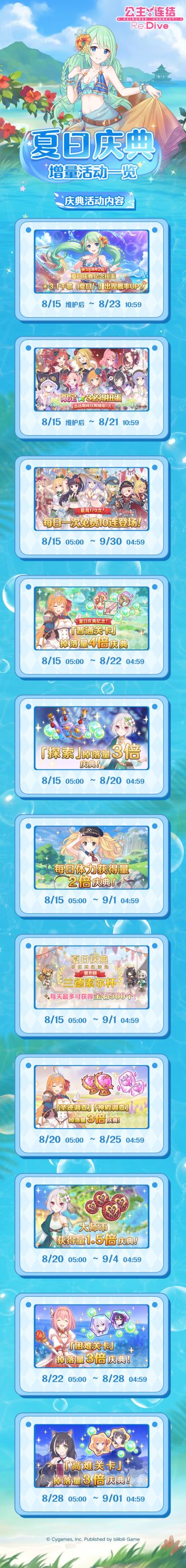 夏日庆典增量系列活动开展预告