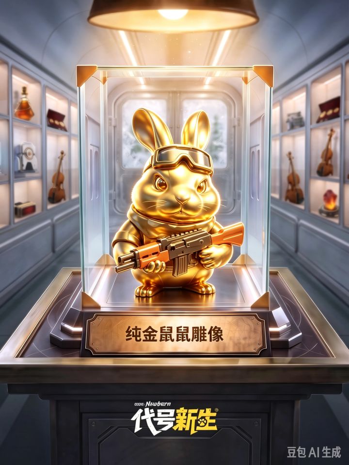新藏品:纯金鼠鼠雕像截图