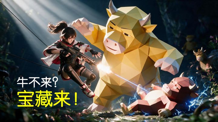 呔!那牛头!给本美少女交出你的宝藏!截图