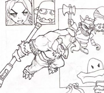 鼠鼠手绘的魔力宝贝复兴同人漫画