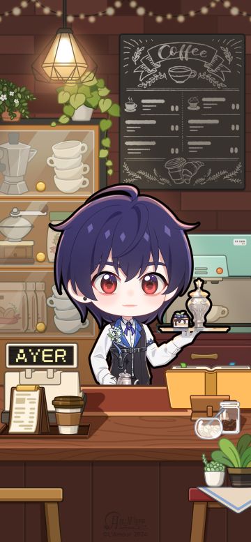 【月影别墅】你的前台执事！手机壁纸分享