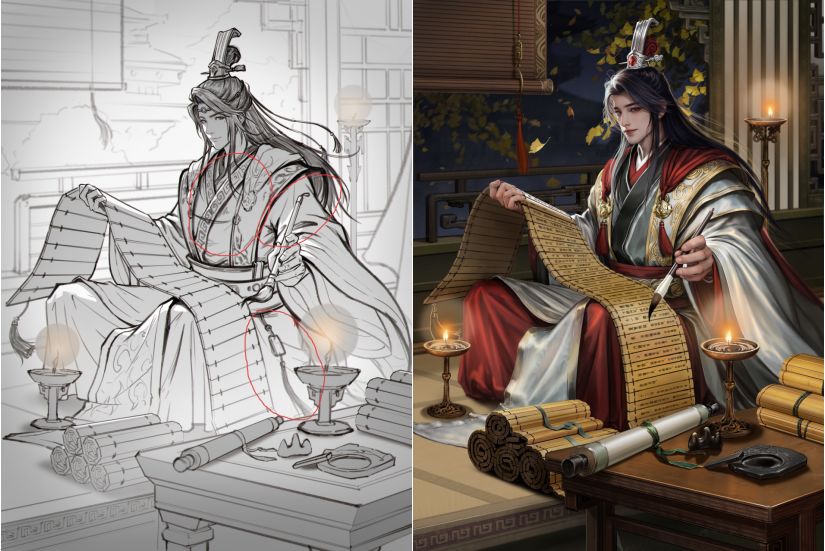 盘点我认为被上色毁掉的神级原画 3