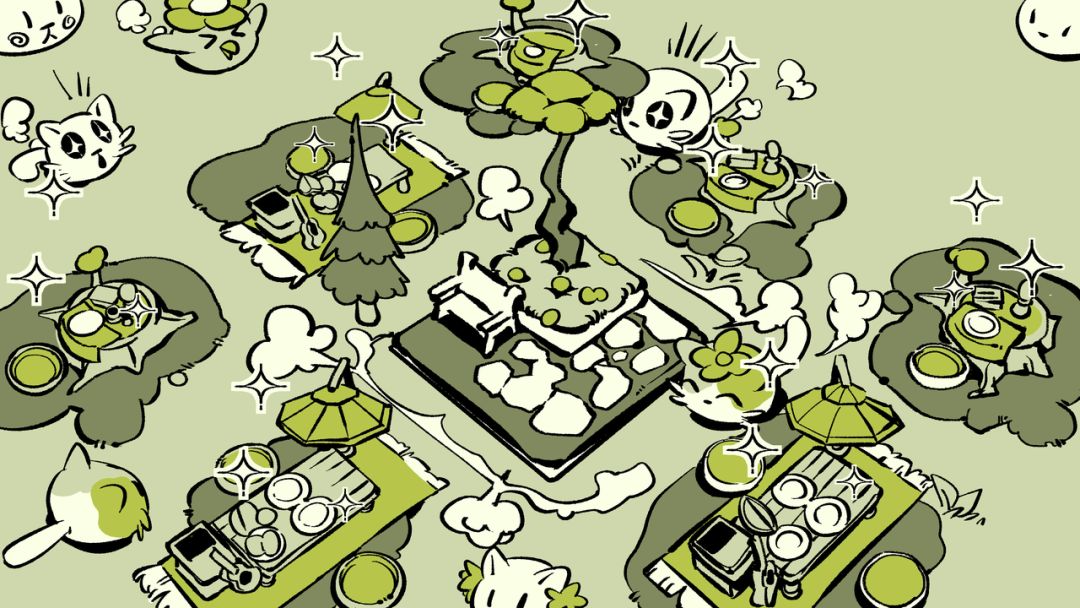 【喵喵小课堂】绿荫比桌布更招客🐱 3