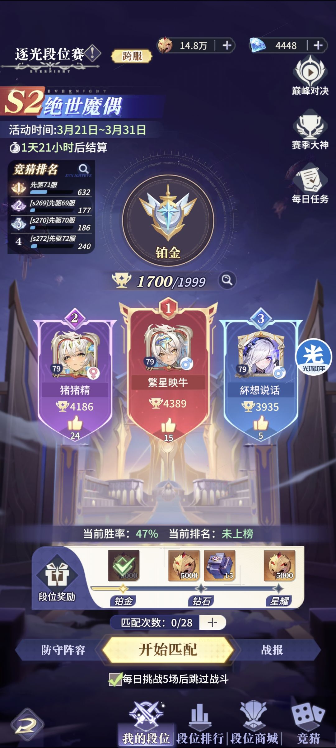 逐光取消算了,一个月一张自选卡的都拿不到 1