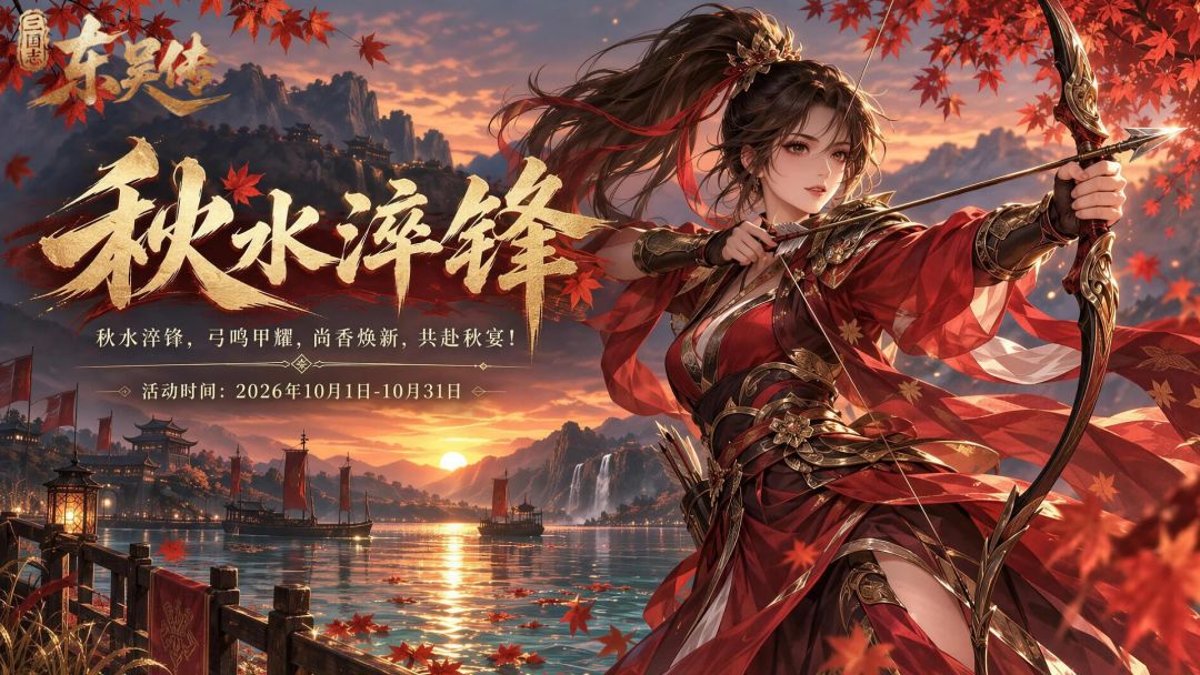 十月活动丨秋水淬锋,弓鸣甲耀,尚香焕新,共赴秋宴! 1