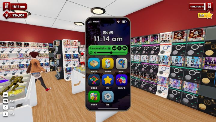 开启二次元扭蛋经营《秋叶原盲盒店模拟器》即将发售!截图