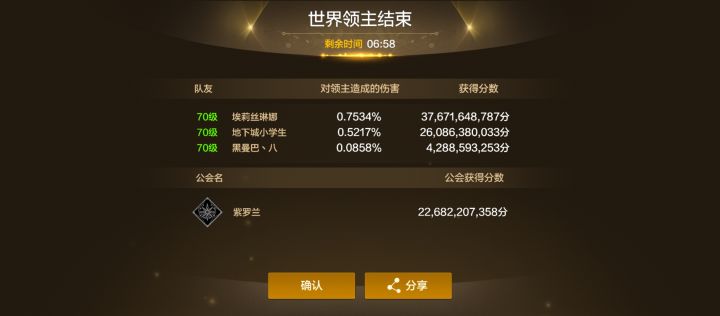 大号肥鯮世界领主1000+名，小号花花世界领主100+名截图