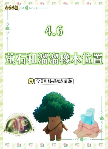 今日萤石和溜溜橡木位置已更新！