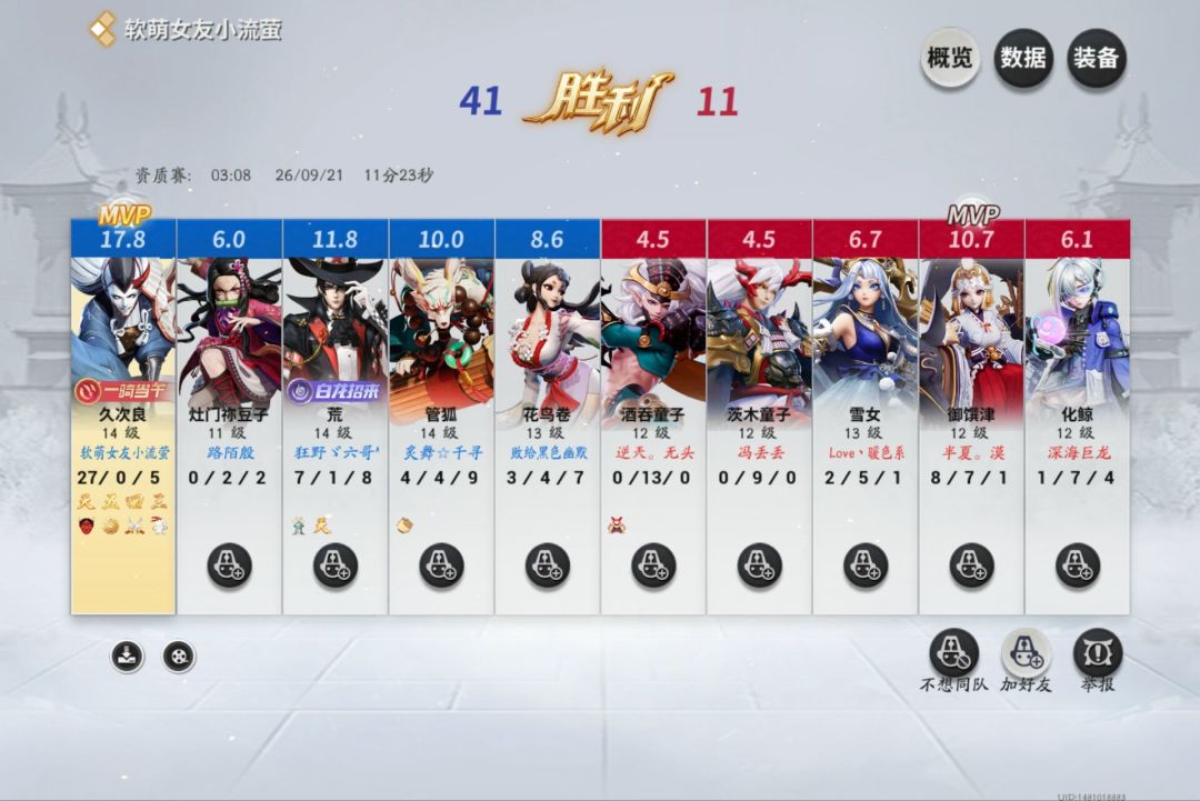你游低段位现状 1