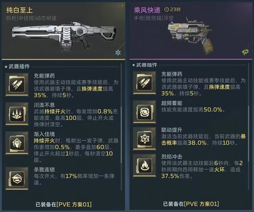 纯白插件和副武器搭配 1