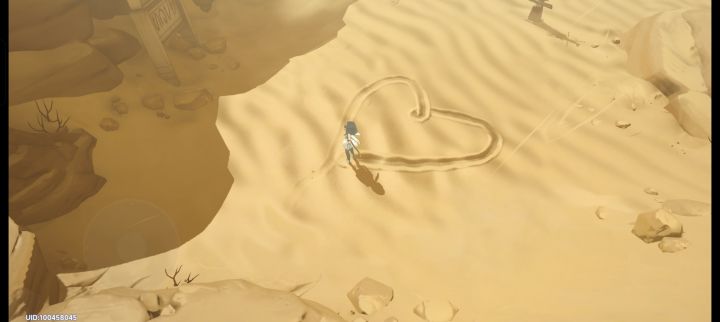 这个沙漠足迹挺好的。截图