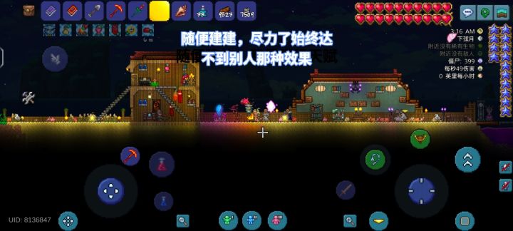 泰拉瑞亚真好玩,我是秦安瑞巫的√截图