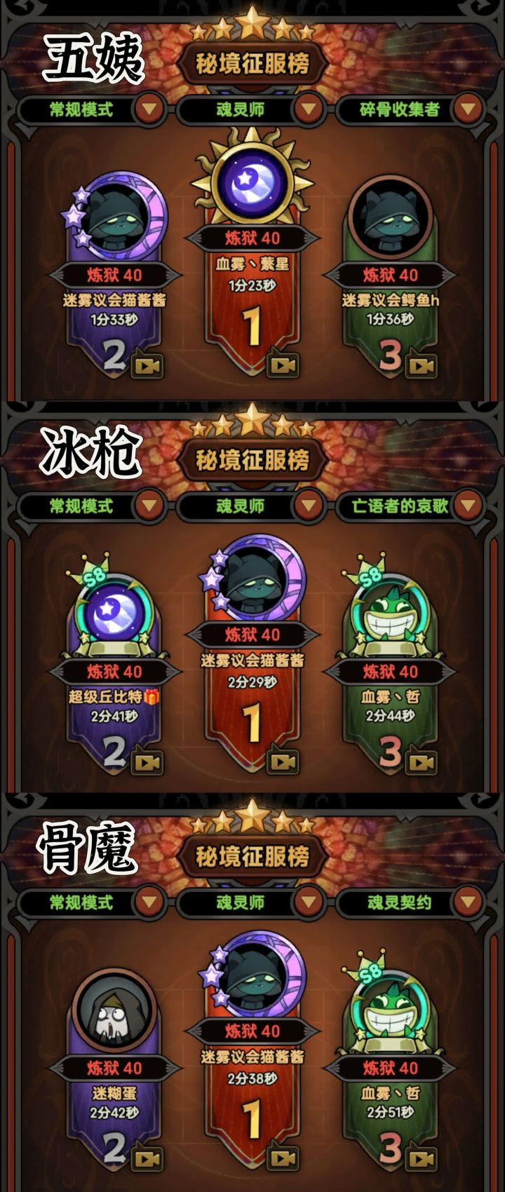 S8三猫聚顶功亏一篑截图