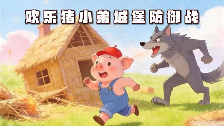 格林童话小猪守卫城堡，轻松休闲的塔防小游戏，看你能撑到第几关截图
