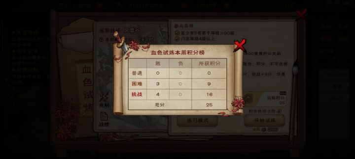 可以打过挑战了截图
