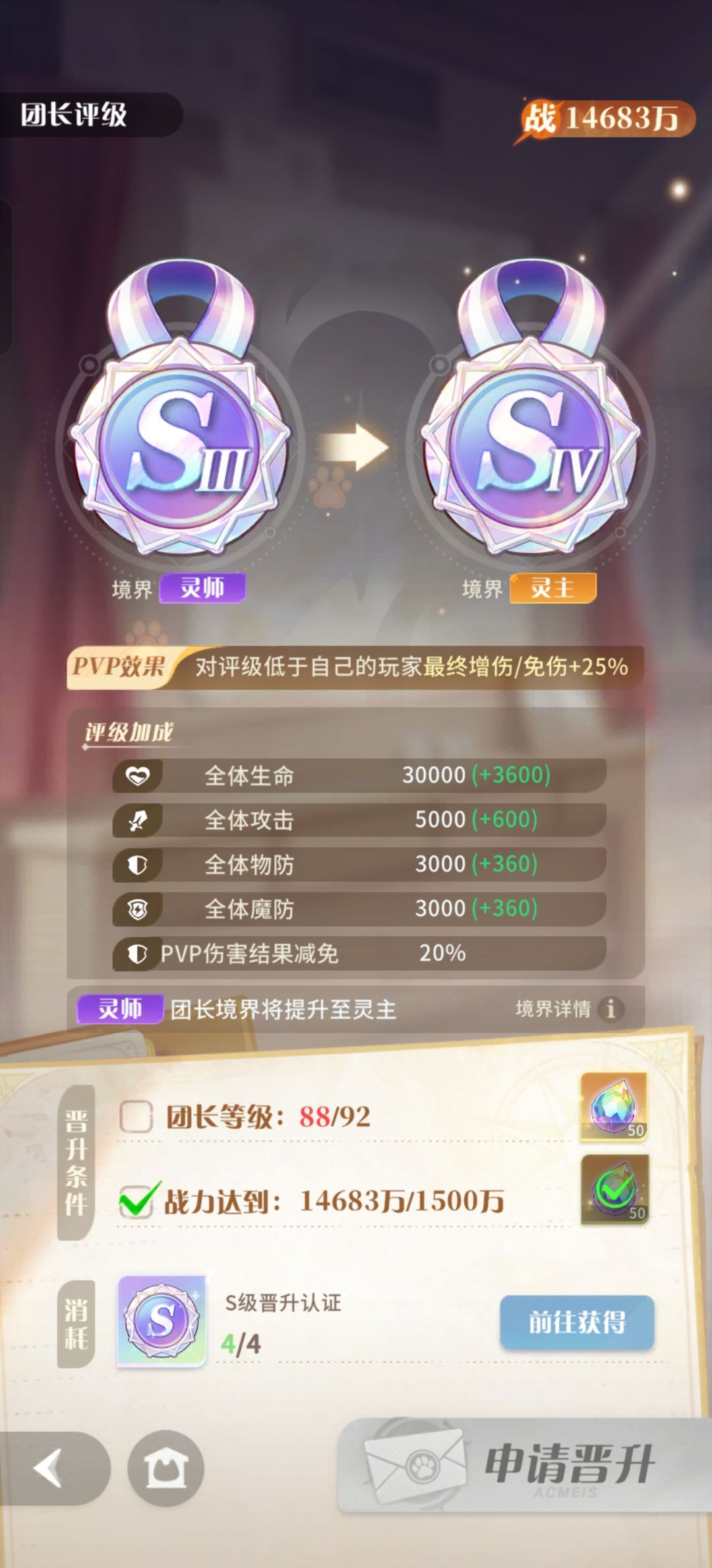 大佬们求助,92级后还需要s级勋章吗 1