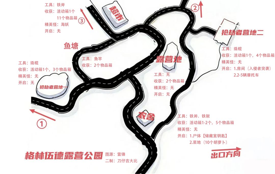 【新地图】隔离区、冰冻训练场、露营公园截图