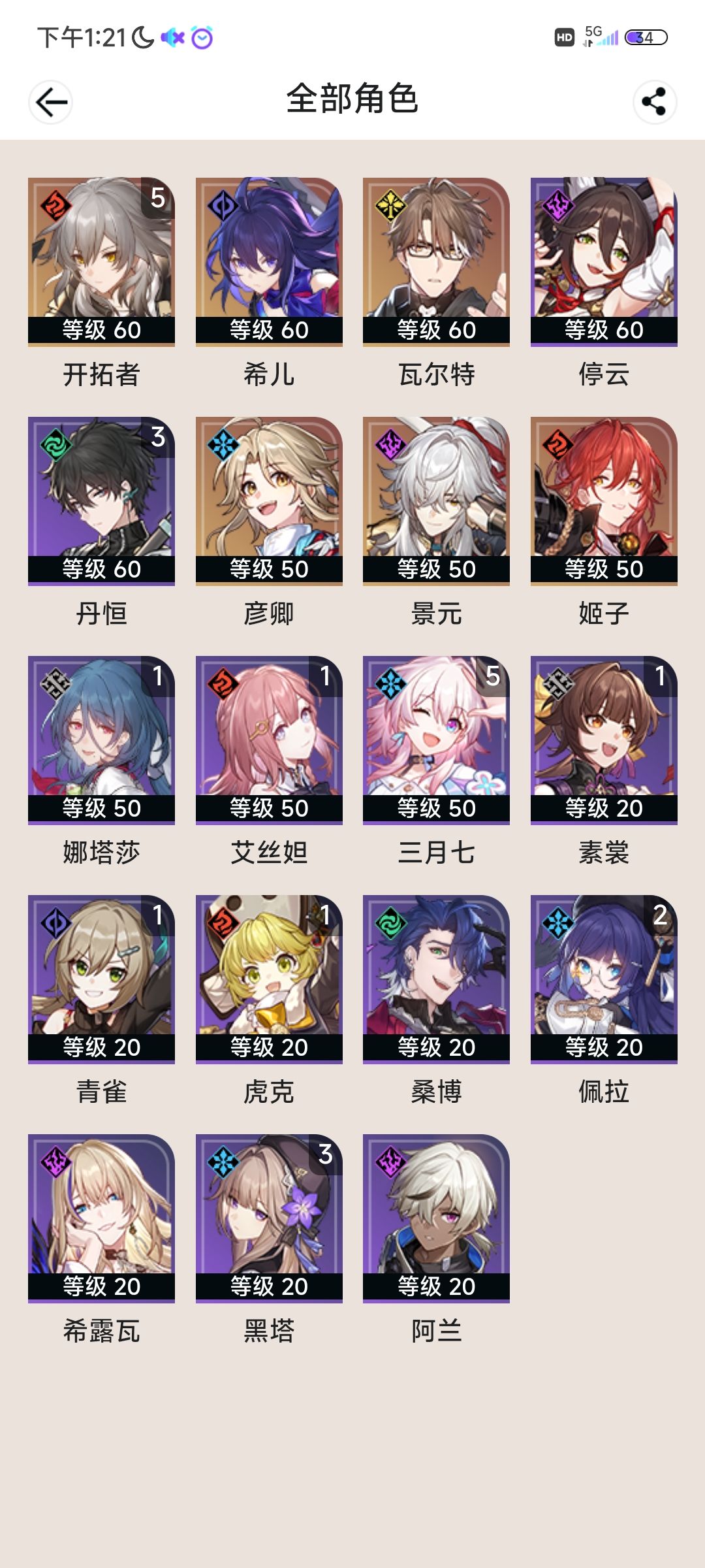 终于抽出了景元,下一期抽哪个好? 1