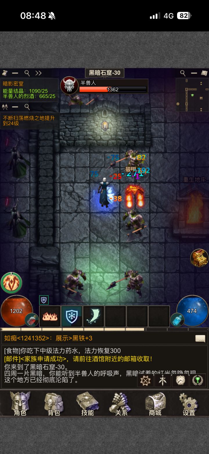 《圣垣》:竖屏暗黑放置MMO,自由打宝截图