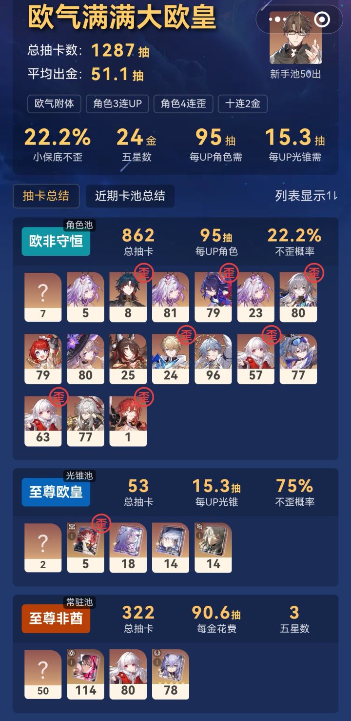 完事,攒抽了|( ̄3 ̄)|截图