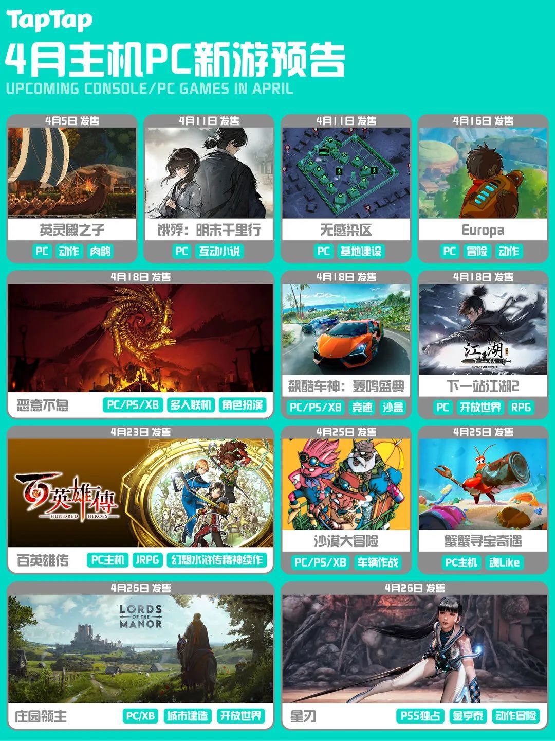 4月都有哪些值得期待的游戏大作？ 3
