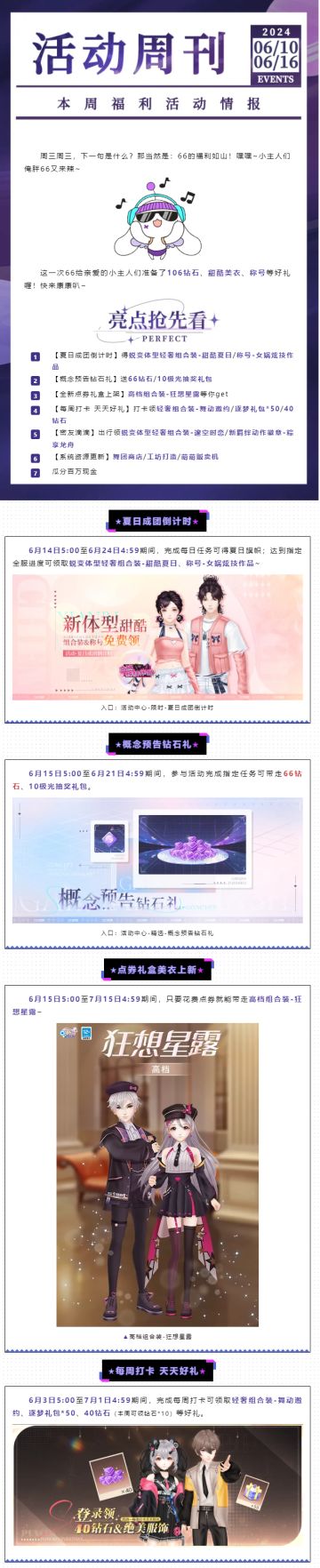 （大声嘶吼）——注意看！那个胖66要送106钻石&甜酷美衣&称号！