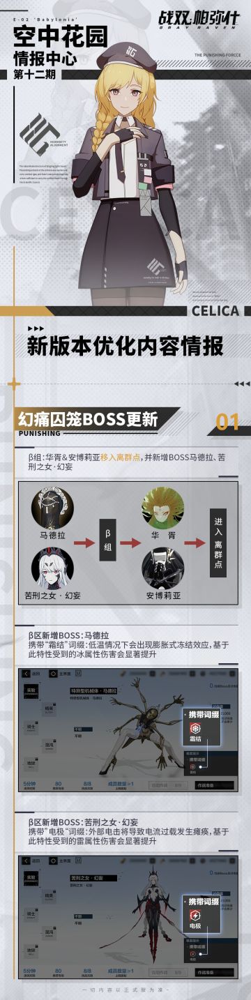 《战双帕弥什》【空中花园 | 情报中心】第十二期