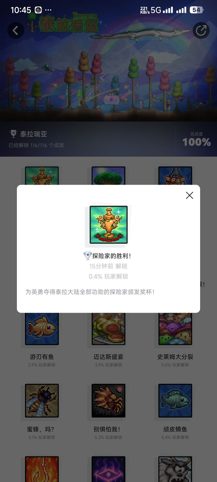 泰拉瑞亚全成就了截图