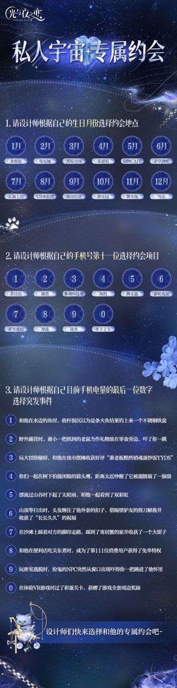 【已开奖】有奖互动｜私人宇宙·专属约会