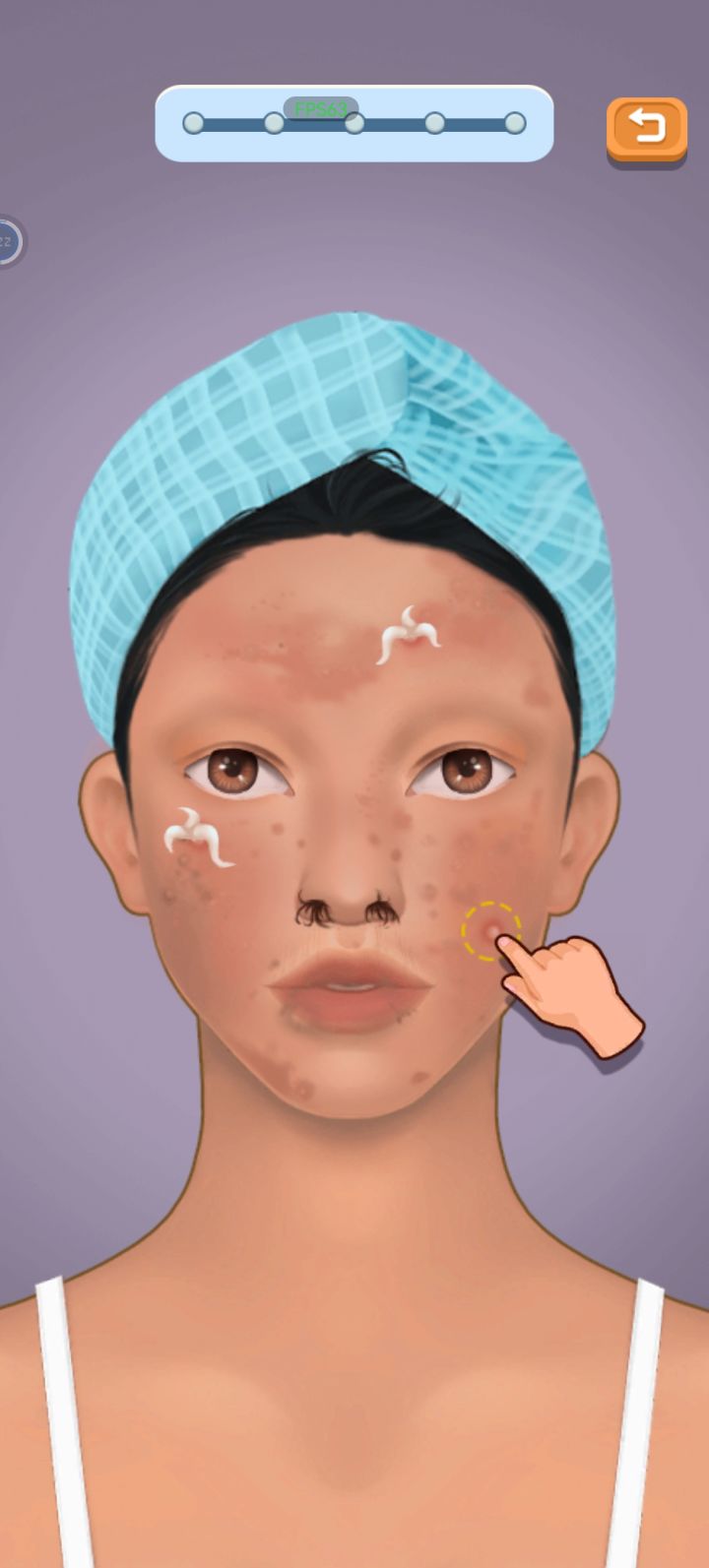 笑死了这个游戏,上来就是帮人挤痘痘…哈哈哈作为一个男生,spa我是不可能去的但是女朋友要经常去....#游戏种草计划#游戏安利#游戏福利#游戏推荐截图