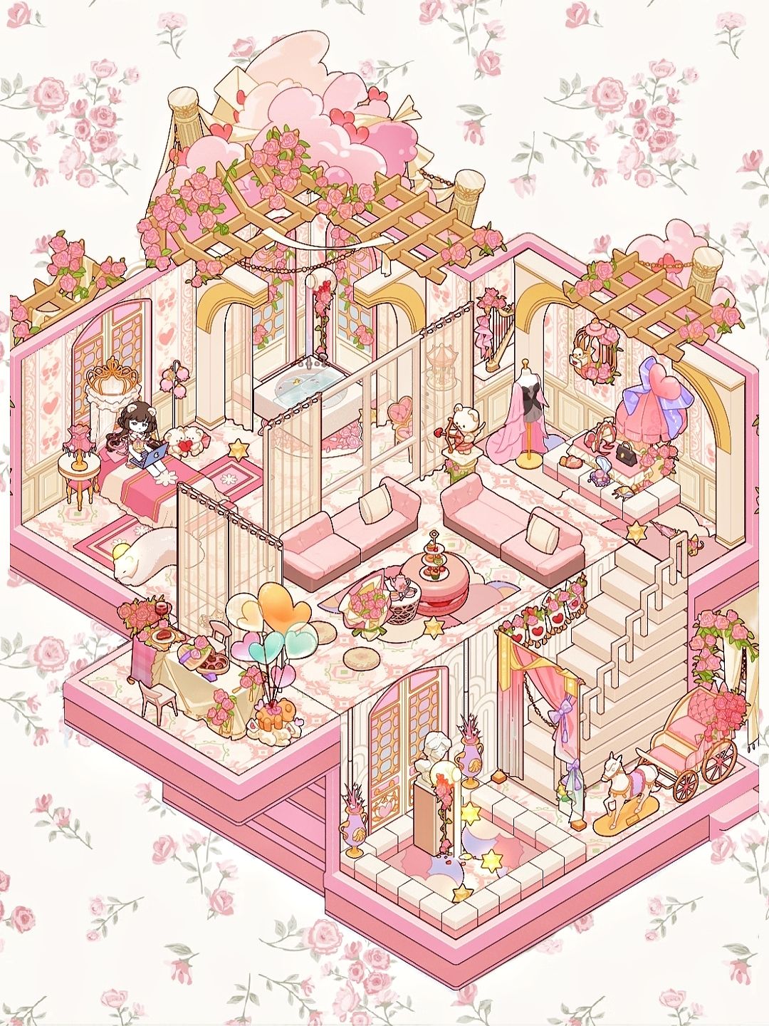 我的休闲时光|复式小屋•《洛可可茶会》 1