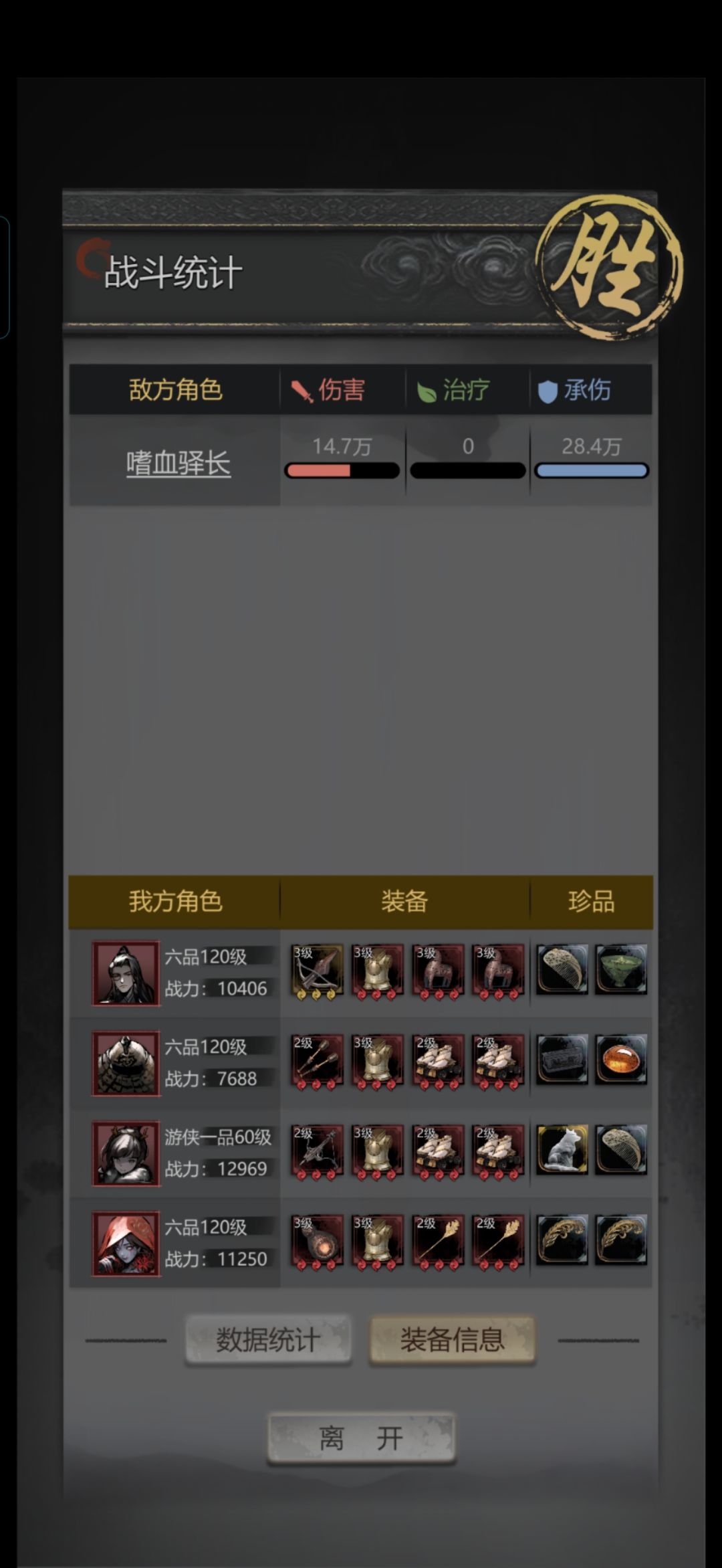 昨天终于打过了驿长 3