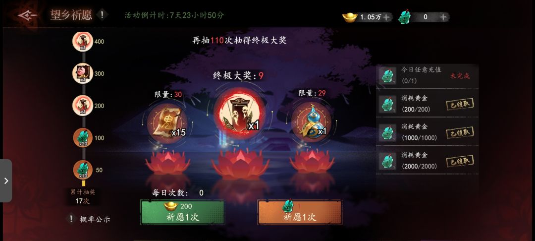 抽奖日常 1