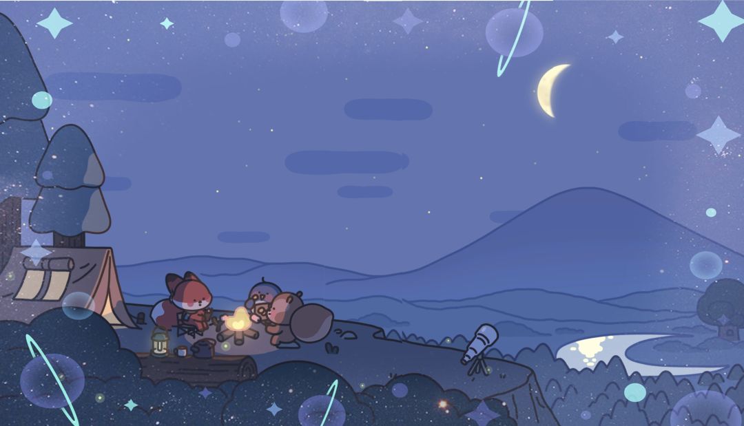 放图！！超爱野营夜景呀 2