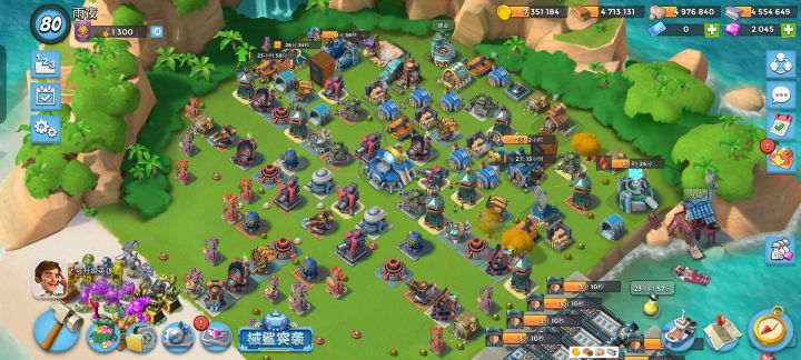 海岛奇兵上1300杯了,纪念一下截图