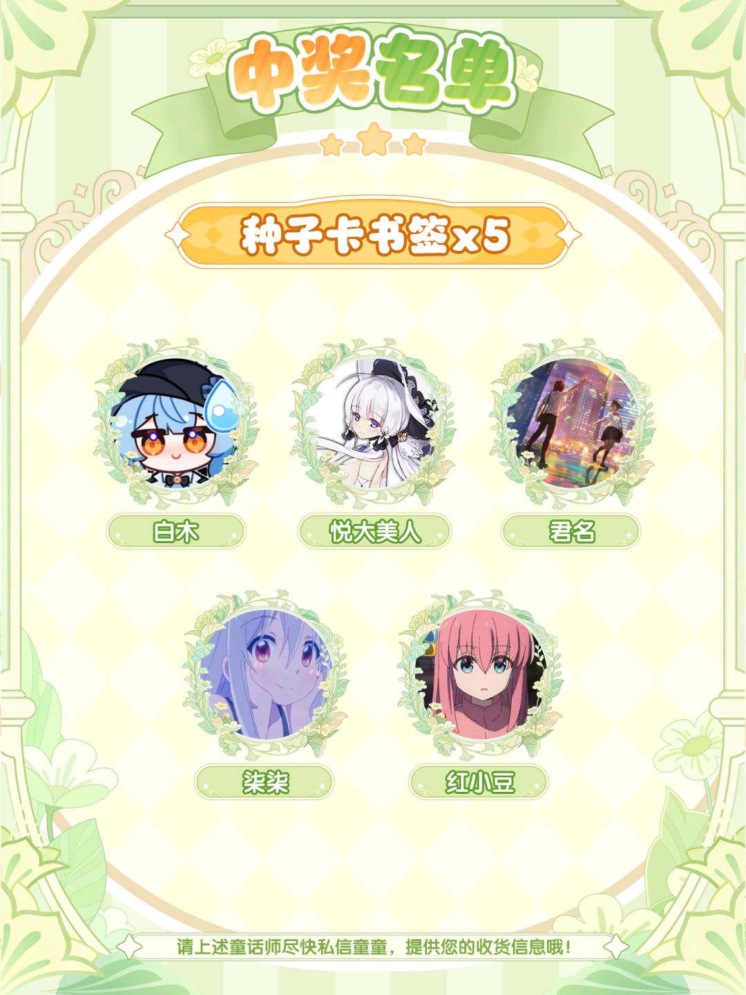 周边开奖!幸运锦鲤请举手🙋 2
