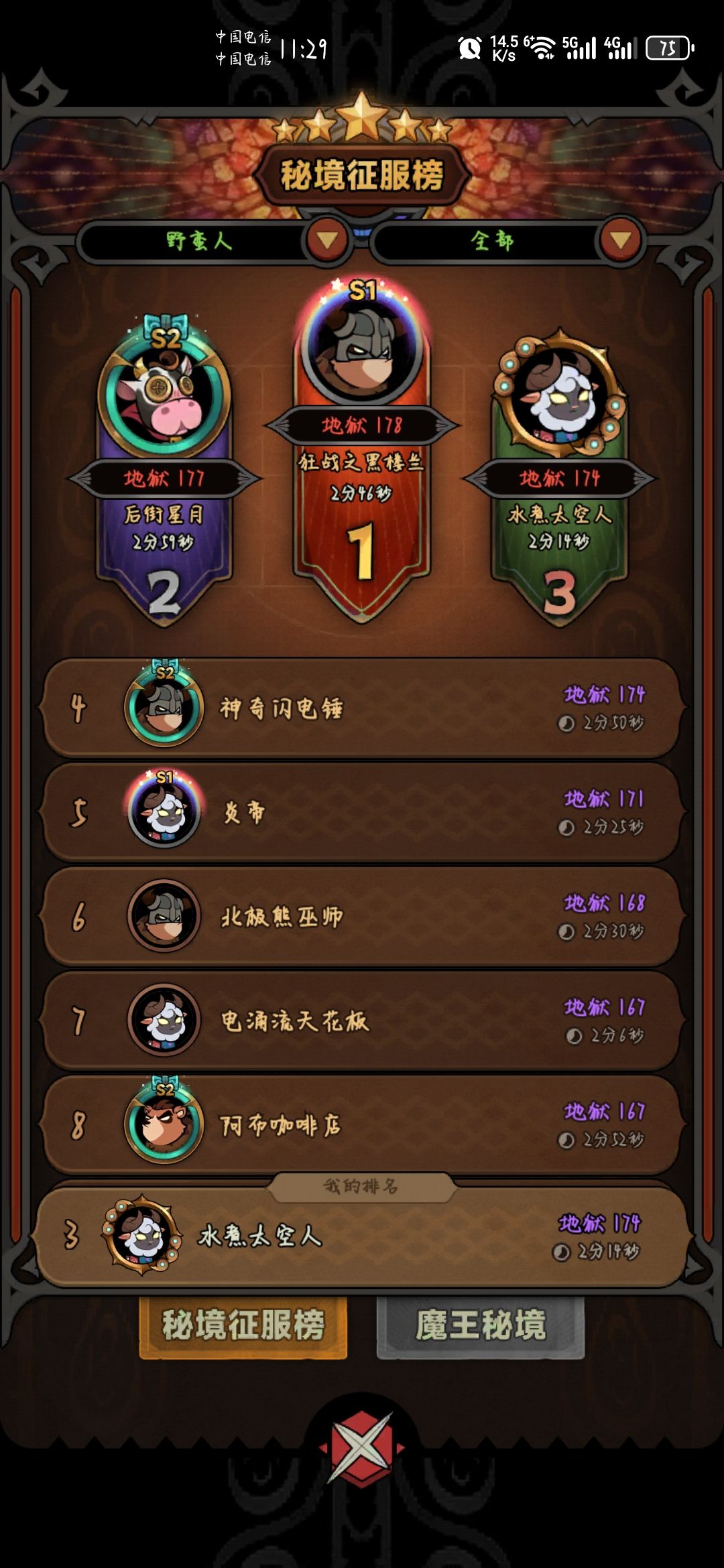 职业平衡做的是真差 3