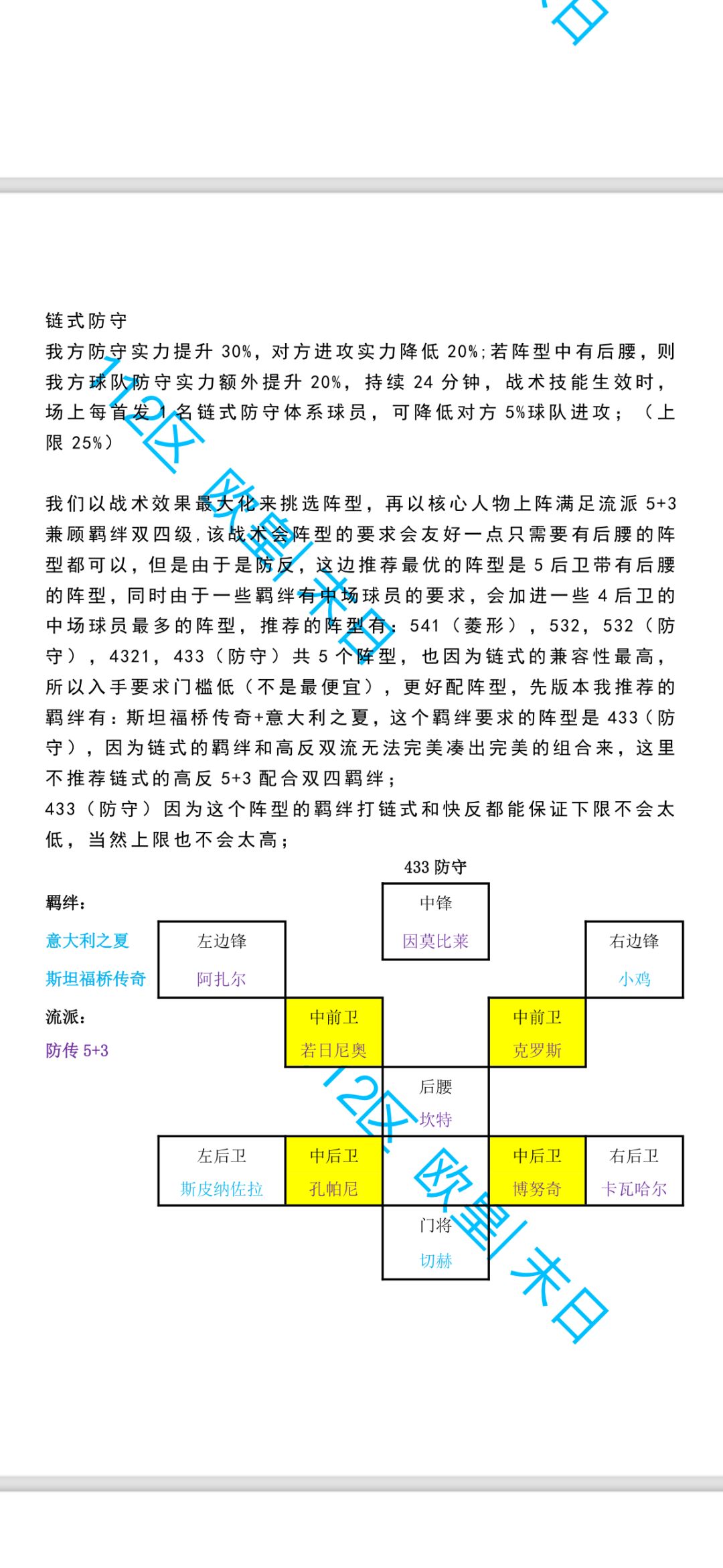 这期的阵型发完了 2