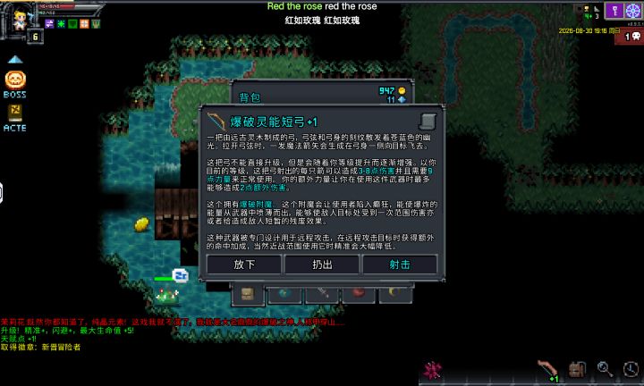 这个附魔自带中二台词还挺强的,触发时爆炸能秒大部分怪还没友伤ᗜ֊ᗜ截图